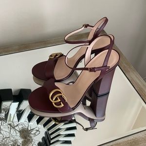 Gucci - Authentic Leather Heeled Sandals